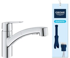Grohe Mitigeur évier douchette 2 jets - 34% de remise