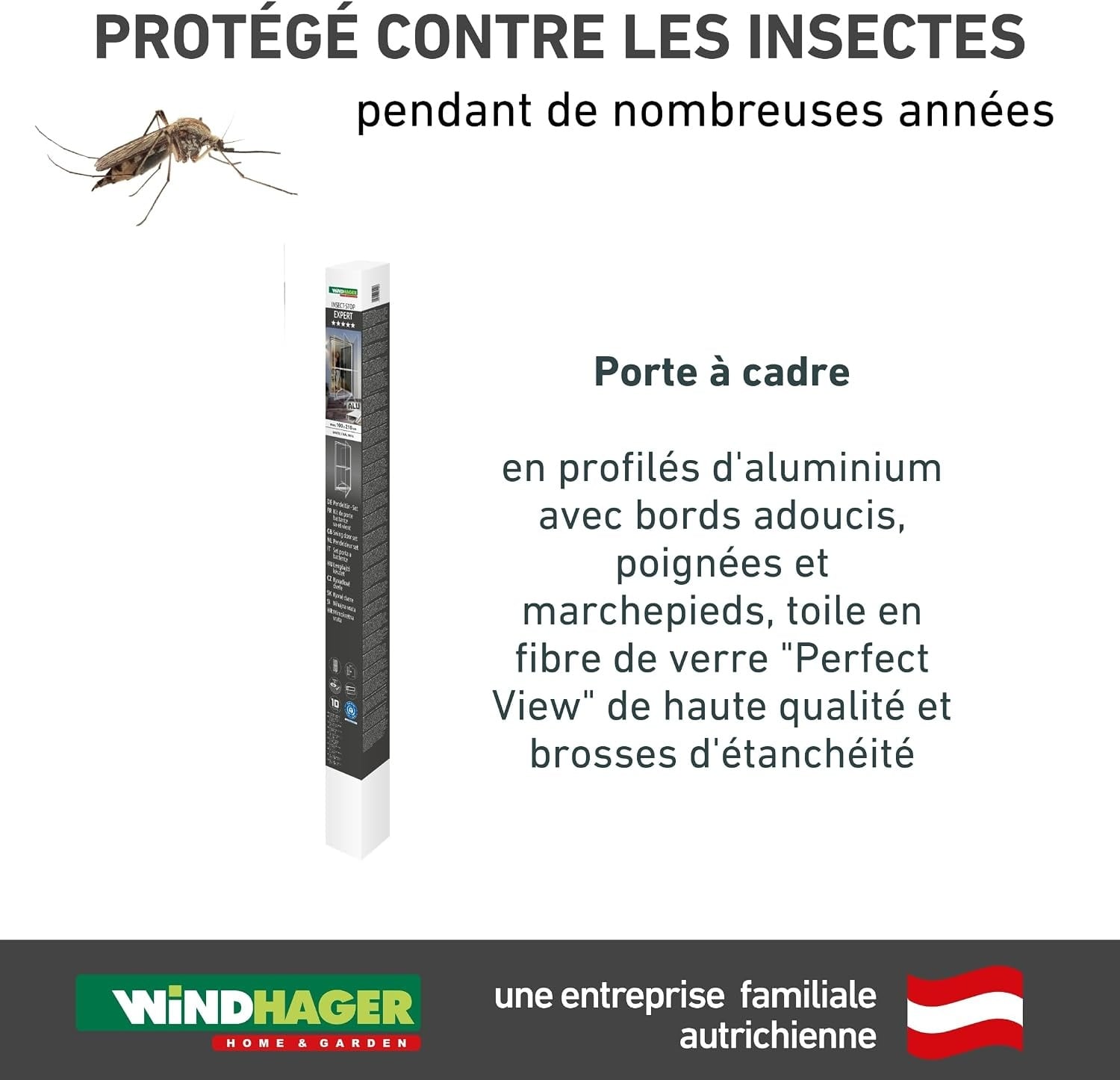 Porte moustiquaire pivotante 100x210 cm anthracite - 34% de remise