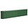 Jardinière surélevée ovale acier vert 332x40x68 cm - 34% de remise