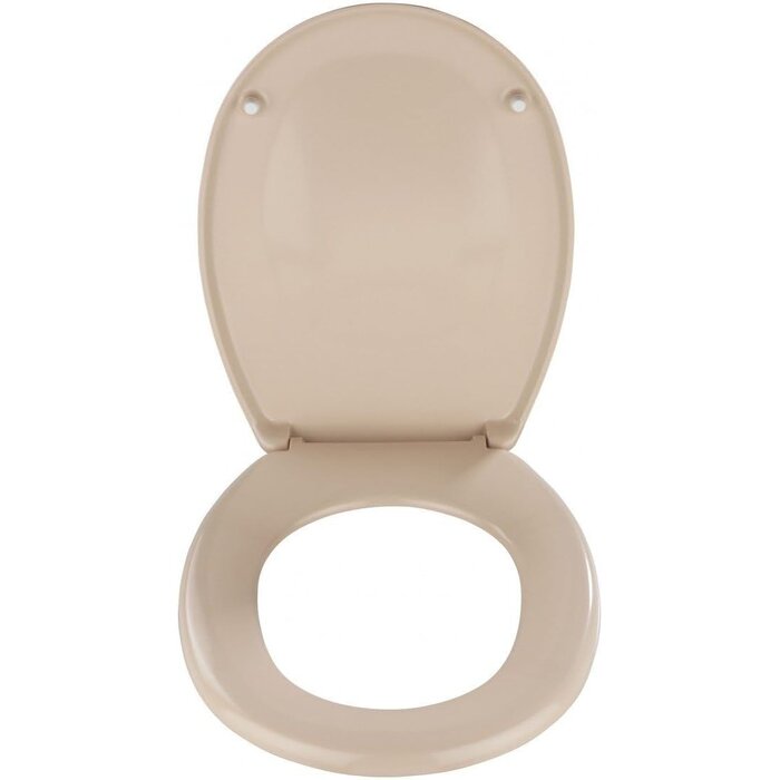 Abattant WC Duroplast Beige Bergamo - Fixation Inox - 27% de remise