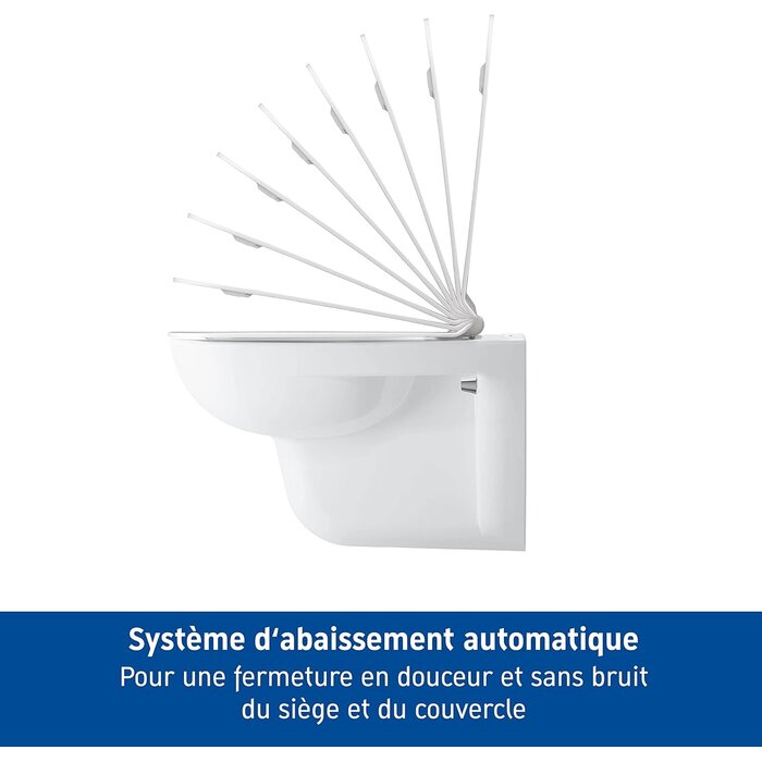 Abattant WC Compact Taille S - Blanc - 34% de remise