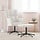 Fauteuil relax en velours crème avec repose-pieds - 34% de remise