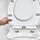 Abattant WC Ovale Frein de Chute Universel - Blanc - 30% de remise