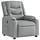 Fauteuil relax inclinable gris avec porte-gobelets - 29% de remise