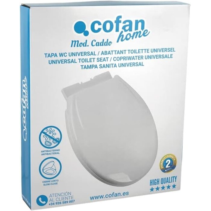 Abattant WC universel blanc fermeture douce - 29% de remise