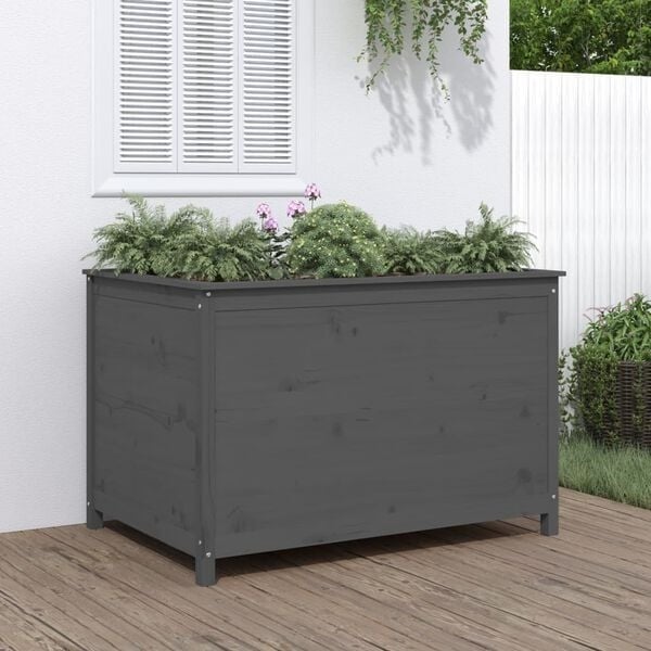 Jardinière surélevée en pin gris 119,5 cm - 34% de remise