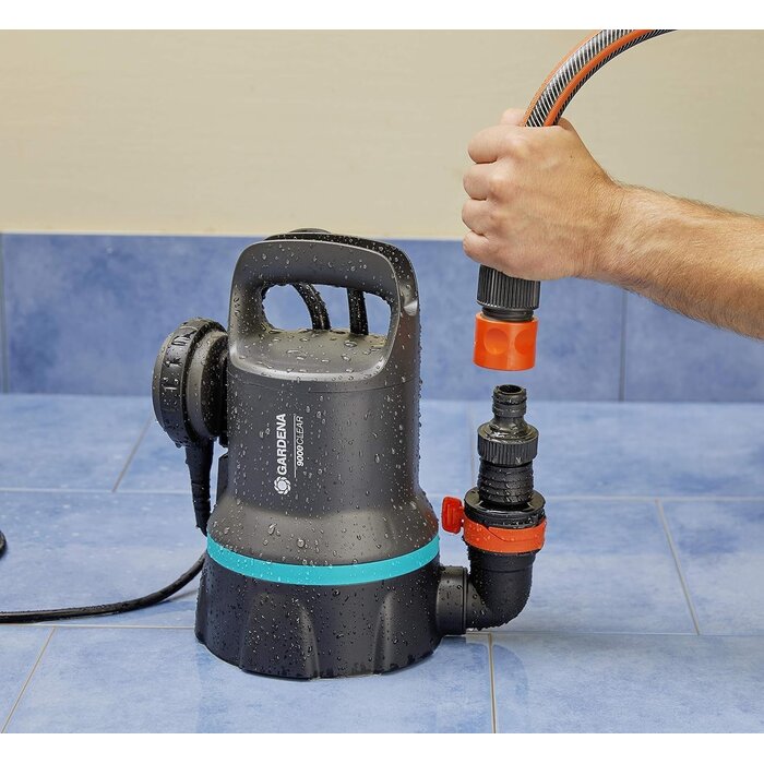 Pompe vide-cave 9000 l/h 300W - Aspiration à plat - 33% de remise