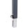 Rehausse de clôture 800 mm noir - Poteau 60x40 mm - 33% de remise