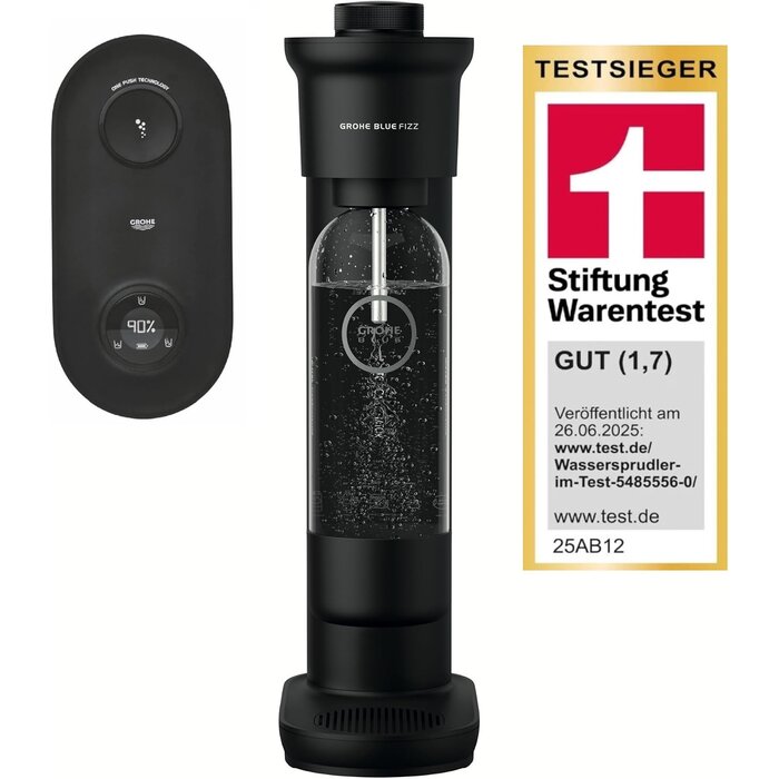 Machine à eau pétillante 850ml Noir - 34% de remise
