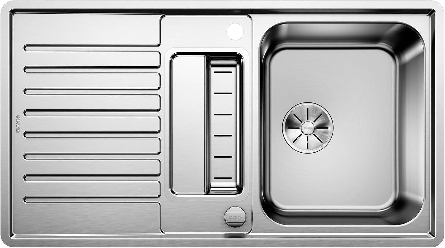 Évier Inox 60cm réversible - 35% de remise