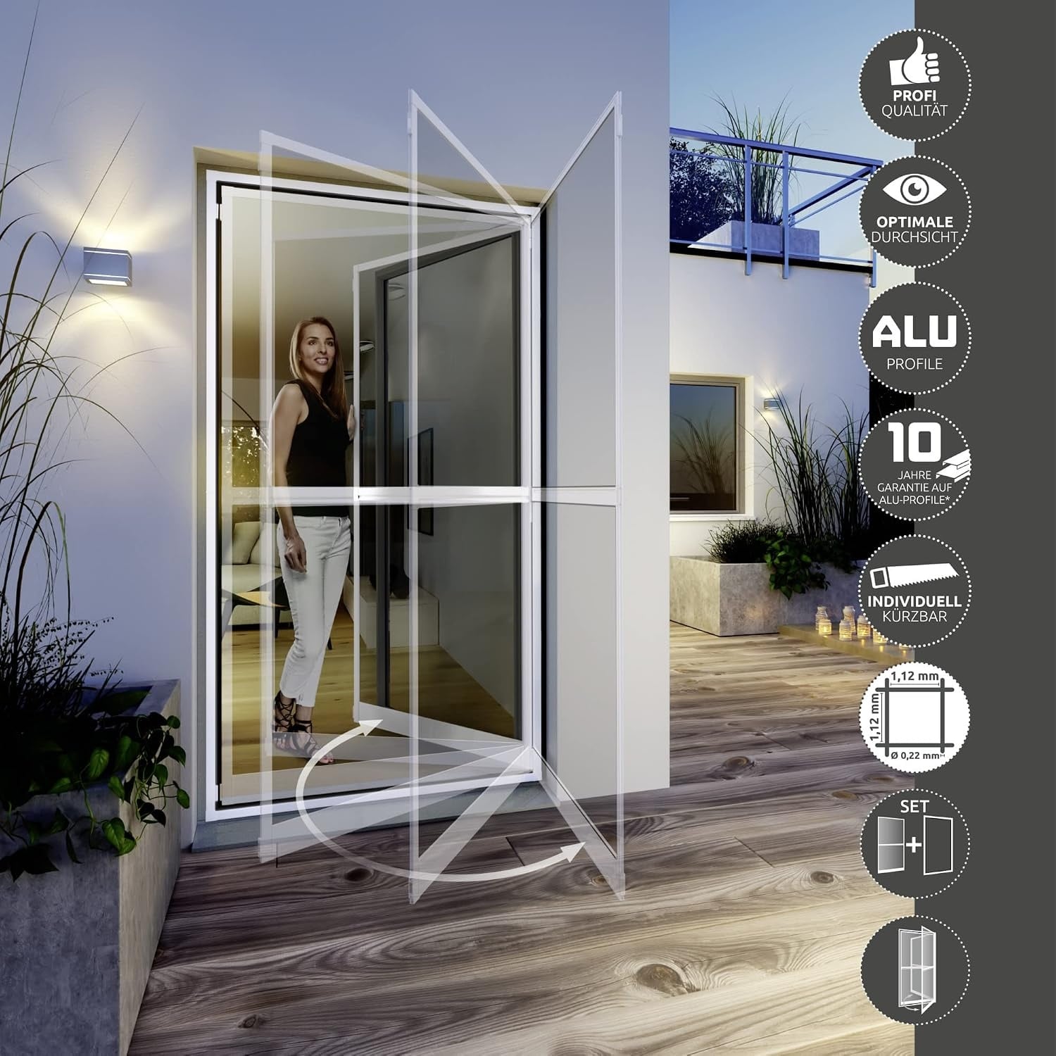 Moustiquaire battante Wit 100x210cm - 34% de remise