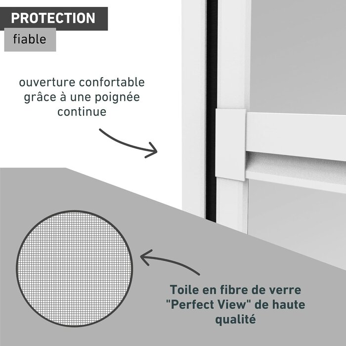 Moustiquaire battante Wit 100x210cm - 34% de remise
