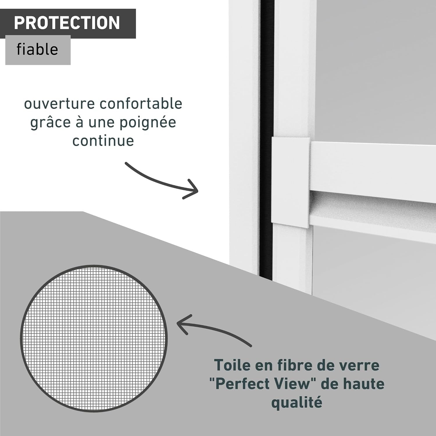Moustiquaire battante Wit 100x210cm - 34% de remise