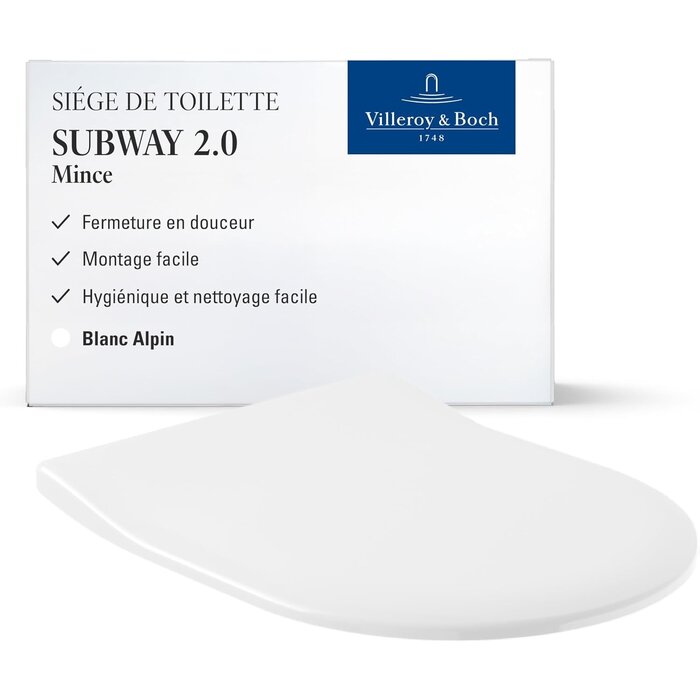 Abattant WC Subway 2.0 SlimSeat blanc wit M - 35% de remise