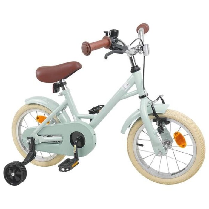 Vélo Enfant 14 Pouces Vert Clair 3-5 Ans - 35% de remise