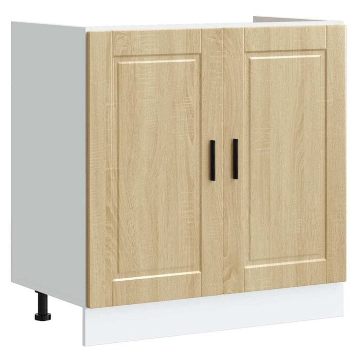 Meuble sous-évier Porto chêne sonoma 80x46x81,5 cm - 34% de remise