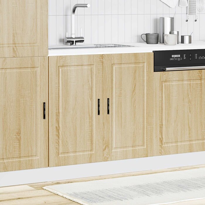 Meuble sous-évier Porto chêne sonoma 80x46x81,5 cm - 34% de remise