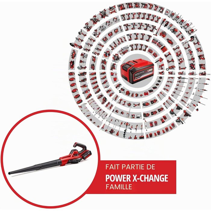 Souffleur sans fil 18V avec batterie 4Ah - 34% de remise