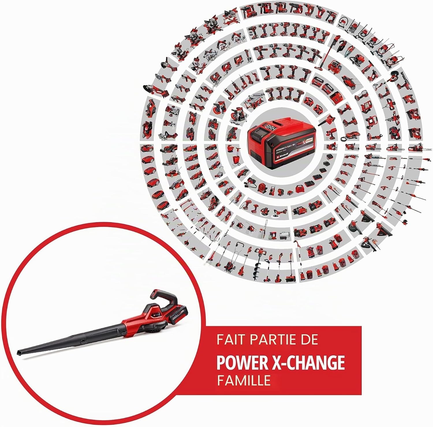 Souffleur sans fil 18V avec batterie 4Ah - 34% de remise