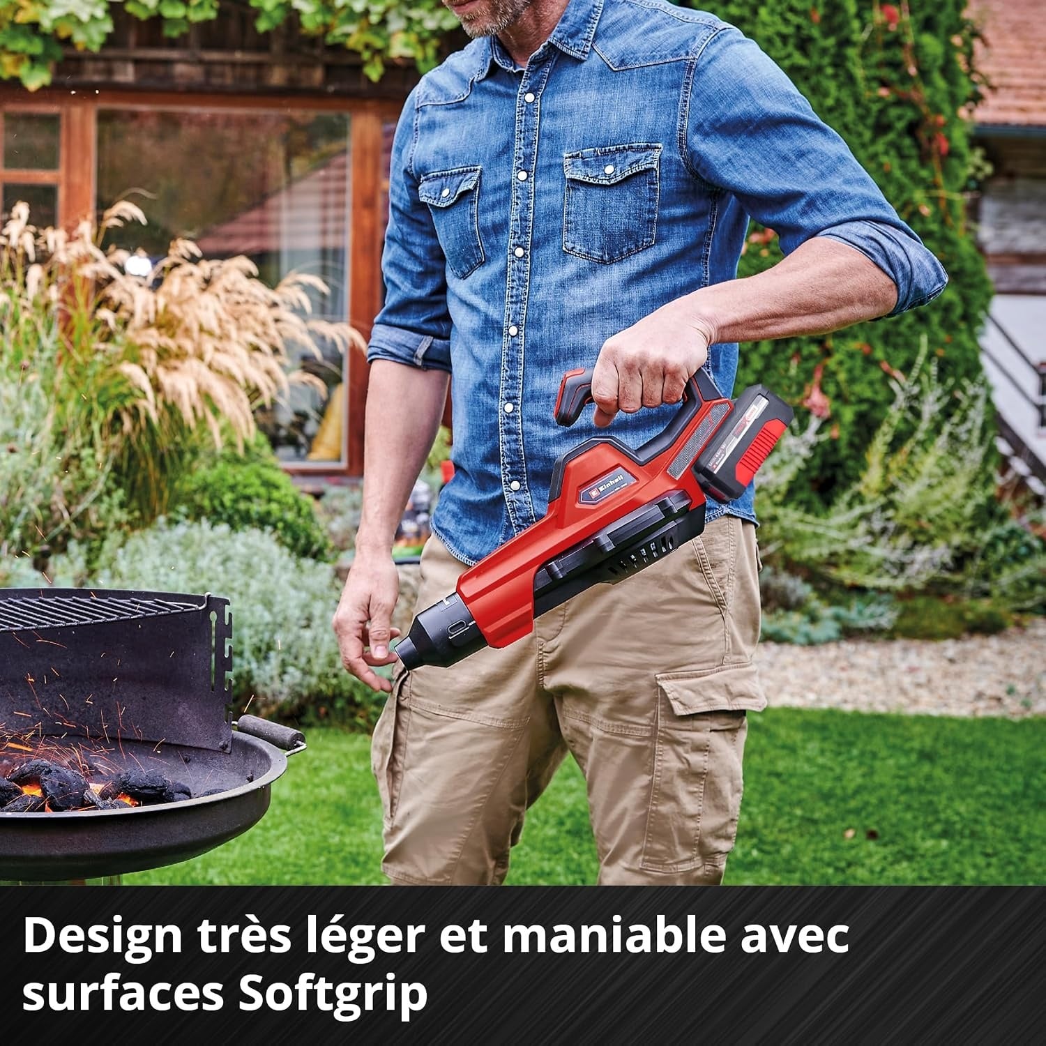 Souffleur sans fil 18V avec batterie 4Ah - 34% de remise