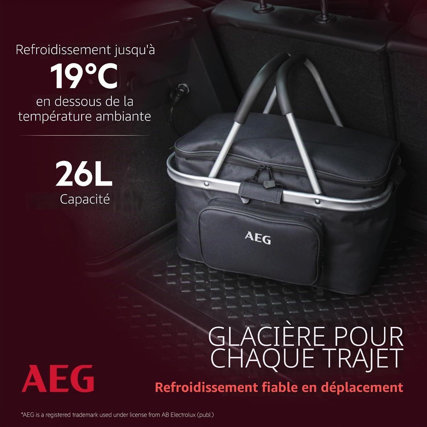 Panier isotherme thermoélectrique 26L 12V - Noir - 34% de remise