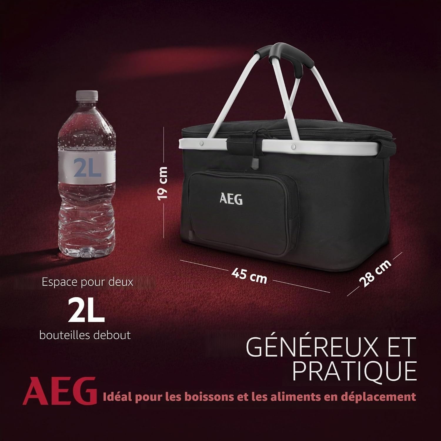 Panier isotherme thermoélectrique 26L 12V - Noir - 34% de remise