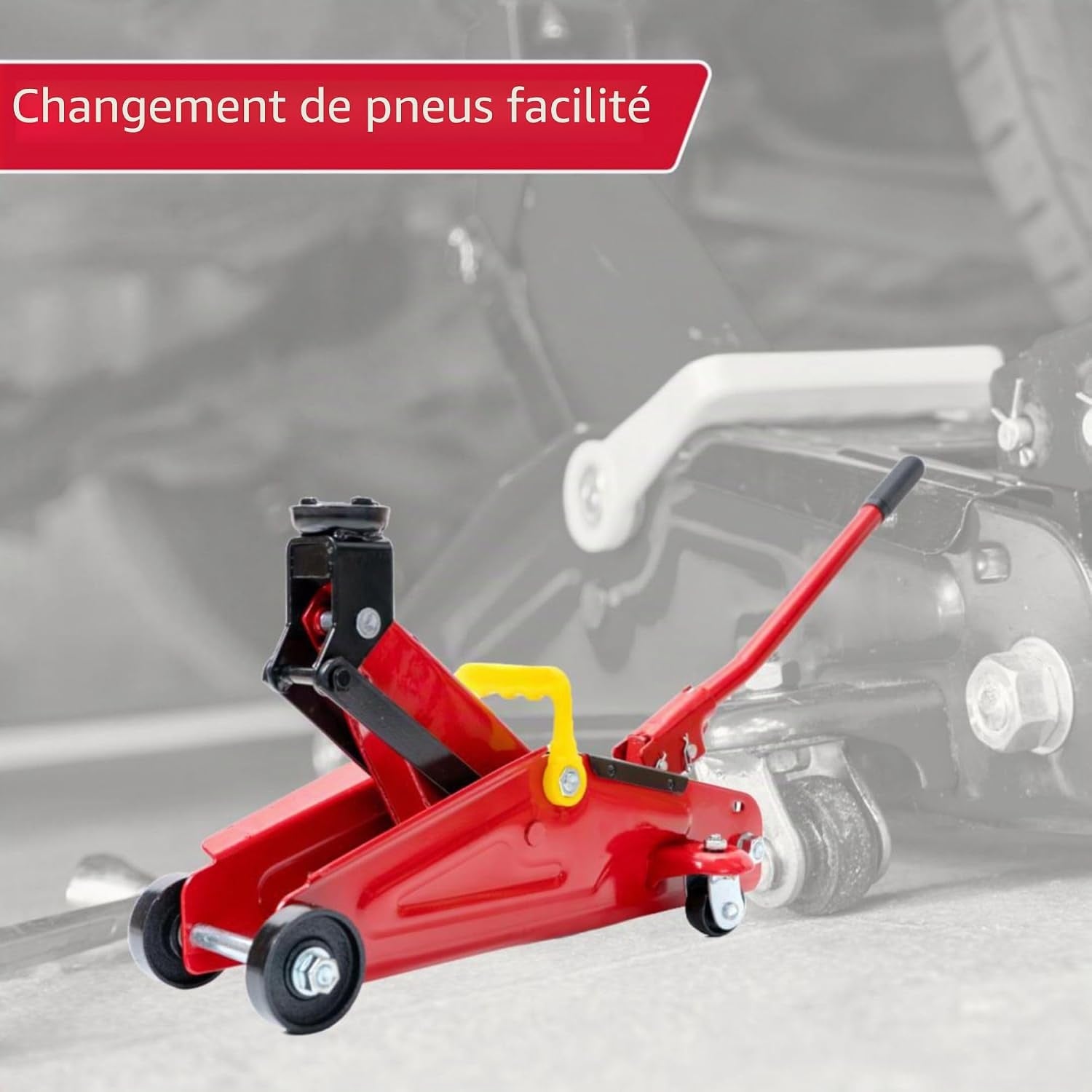 Cric hydraulique 2 tonnes - 33% de remise sur cet outil d'atelier robuste