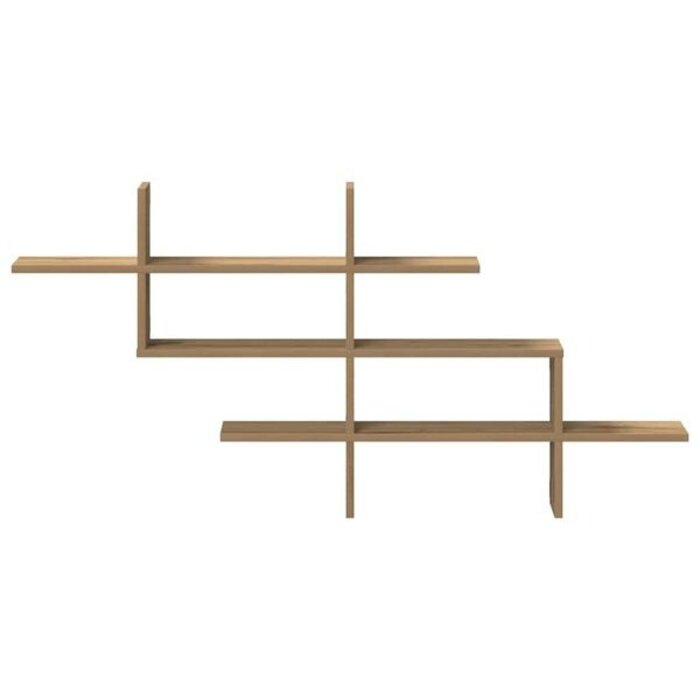 Étagère murale chêne artisanal 124,5 cm - 33% de remise