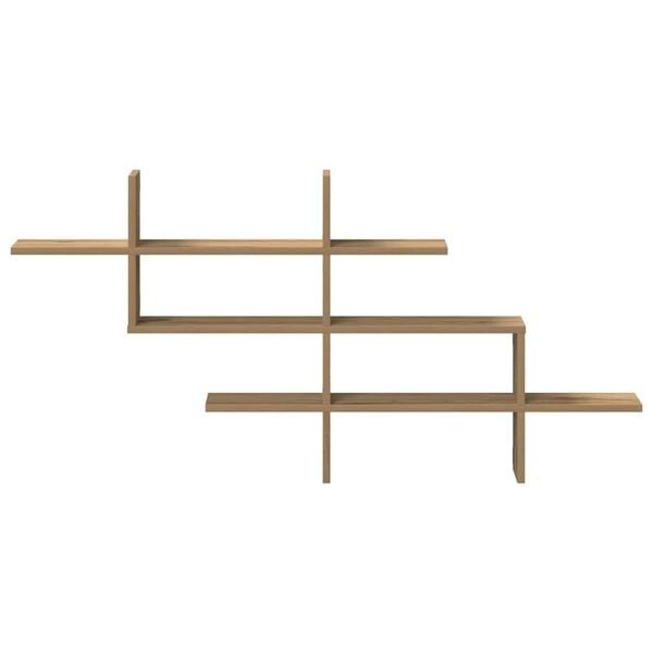Étagère murale chêne artisanal 124,5 cm - 33% de remise