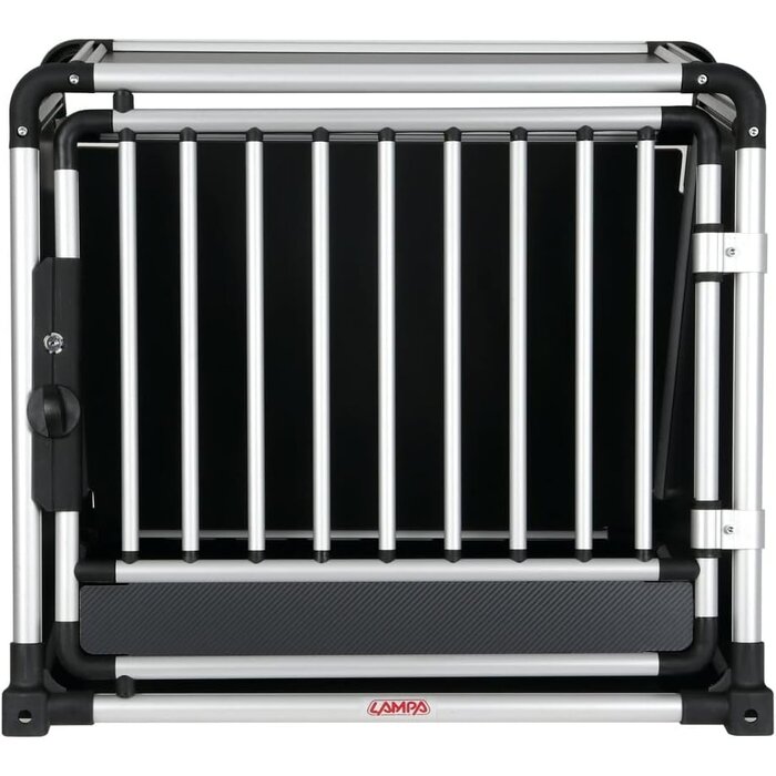 Cage de transport pour chien en aluminium 80x65x66 cm - 35% de remise