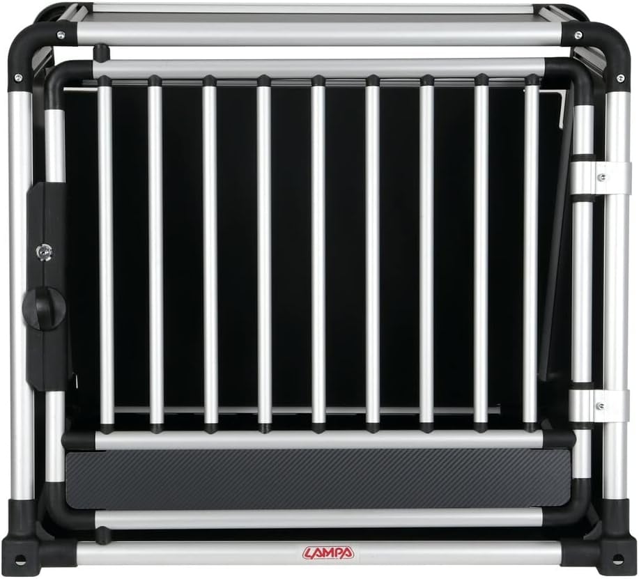 Cage de transport pour chien en aluminium 80x65x66 cm - 35% de remise