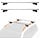 Barres de toit 142 cm pour rails ouverts - 33% de remise