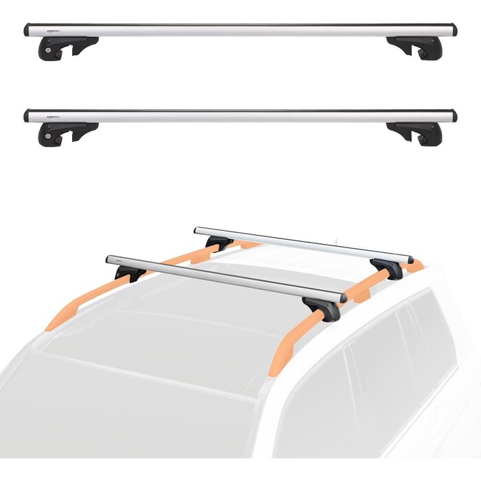 Barres de toit 142 cm pour rails ouverts - 33% de remise