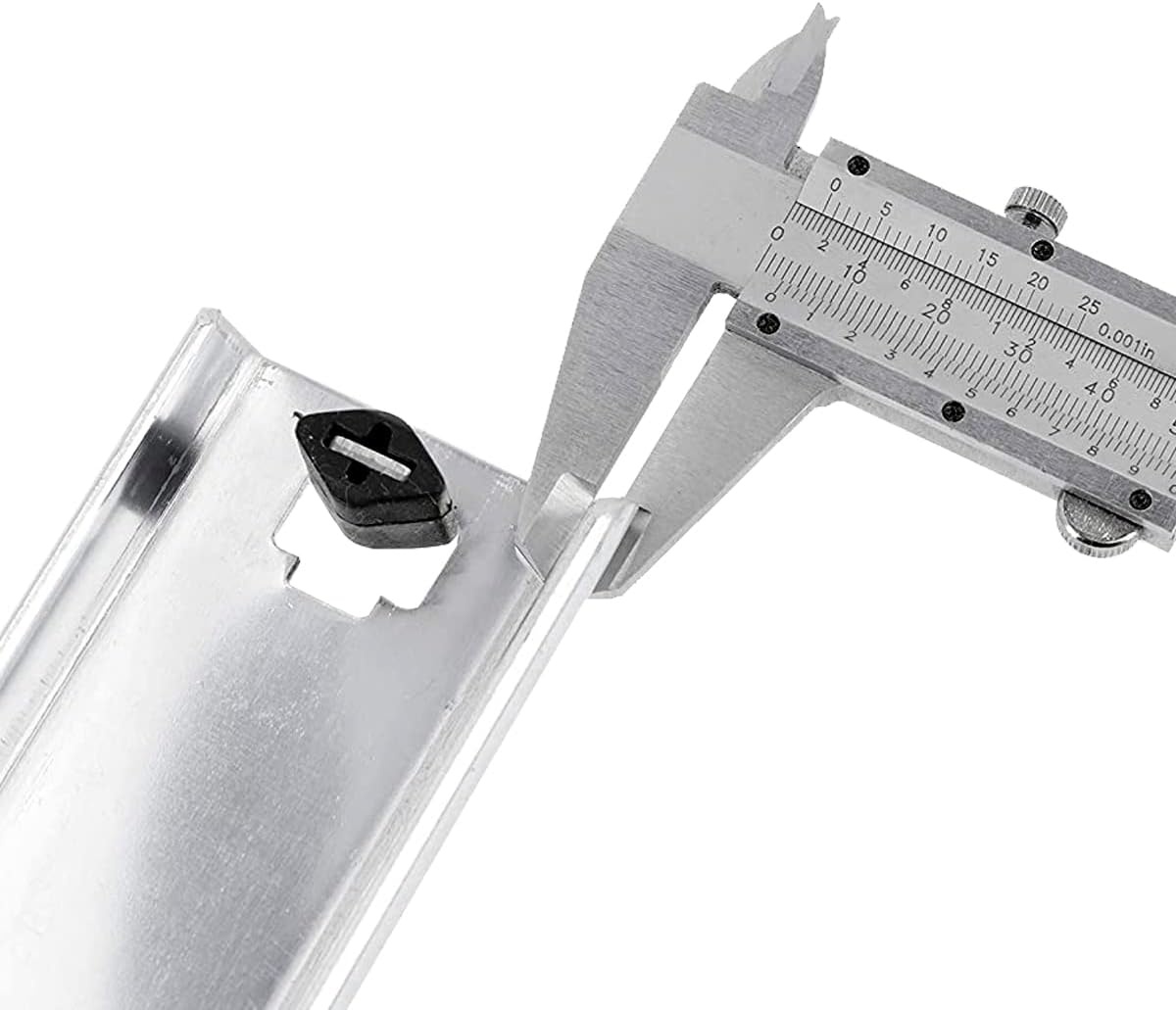Glissières télescopiques 700 mm L, acier chromé - 31% de remise