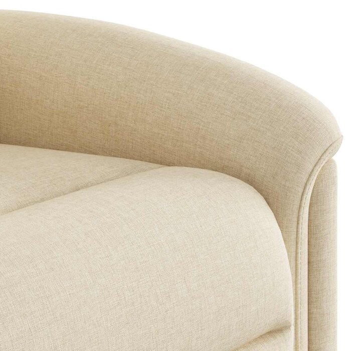 Fauteuil de massage inclinable crème - 35% de remise