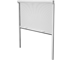 Moustiquaire enroulable 100x100 cm - Aluminium - 44% de remise