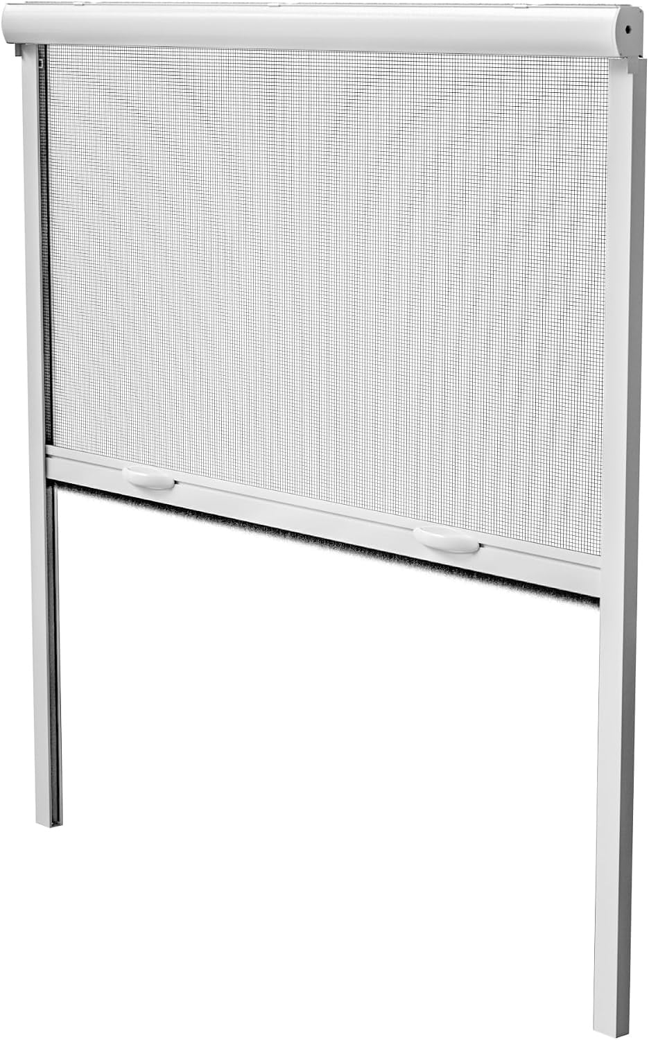 Moustiquaire enroulable 100x100 cm - Aluminium blanc - 33% de remise