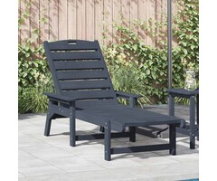 Vidaxl Bain de soleil bleu marine en PEHD - 47% de remise
