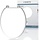 Abattant WC ovale en bois MDF blanc - 32% de remise