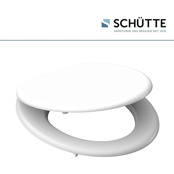 Abattant WC ovale en bois MDF blanc - 32% de remise