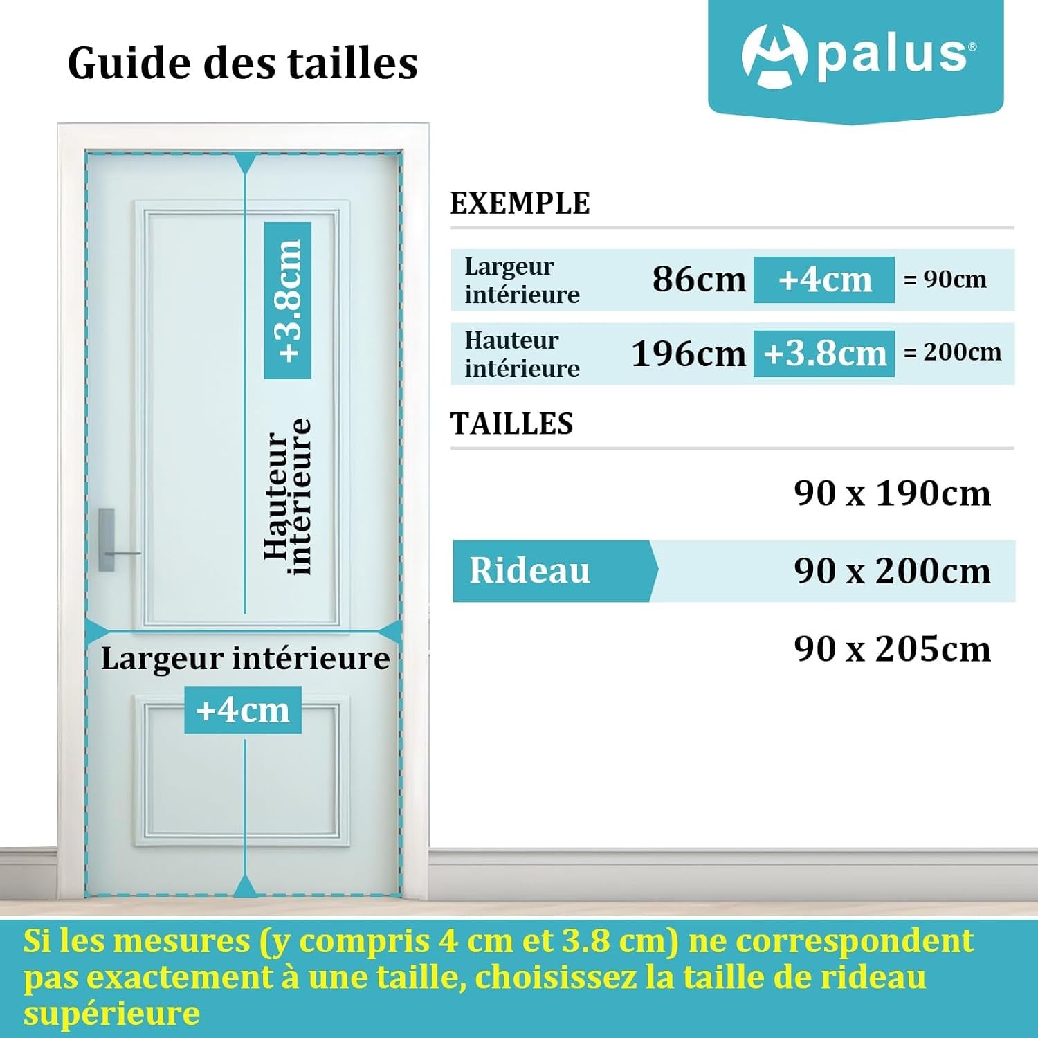 Rideau magnétique anti-insectes 90x200cm - Noir - 30% de remise