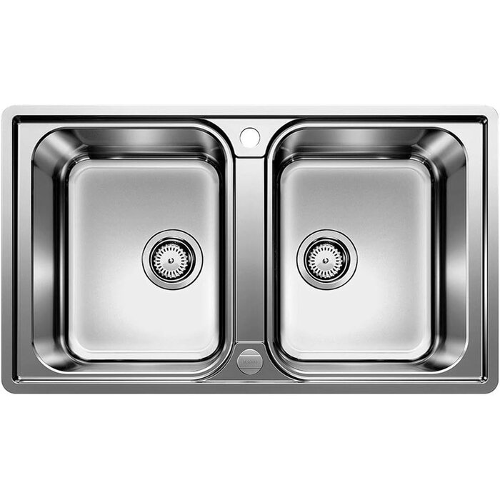 Évier de cuisine XL 60 cm en acier inoxydable - 35% de remise