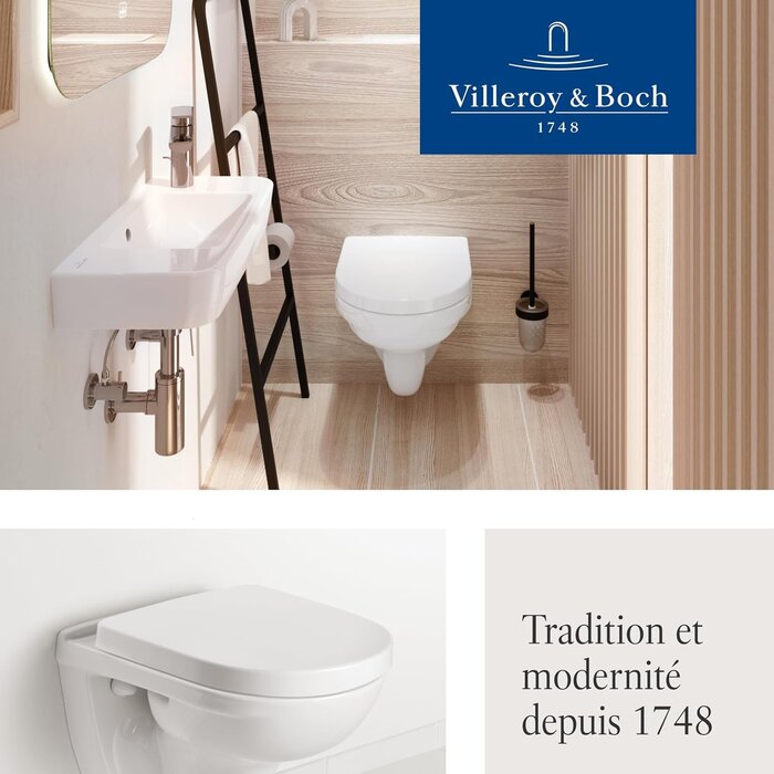 Abattant WC forme en D taille M - Blanc - 33% de remise