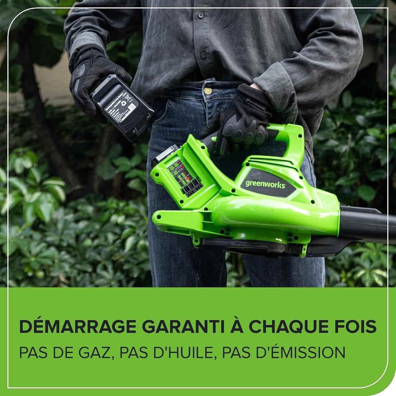 Souffleur Aspirateur Broyeur 48V sans fil - 2 batteries 4Ah - 30% de remise