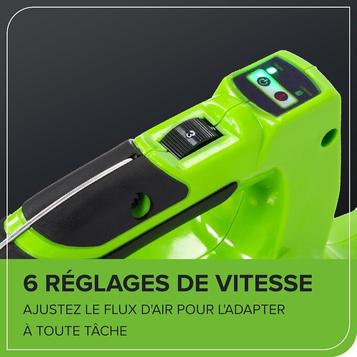 Souffleur Aspirateur Broyeur 48V sans fil - 2 batteries 4Ah - 30% de remise