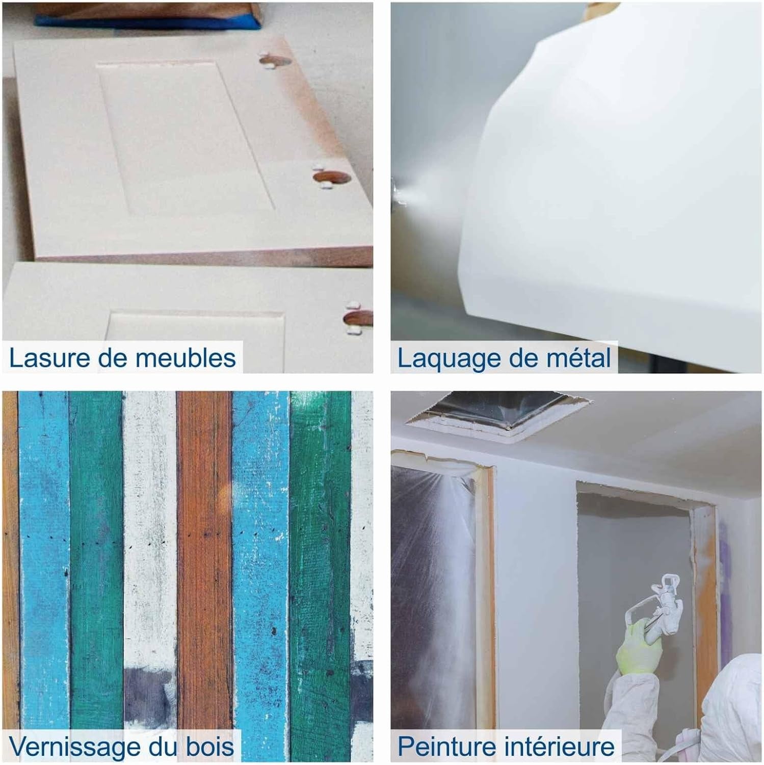 Station de peinture Airless 750W - 207 bar - Noir et bleu - 35% de remise