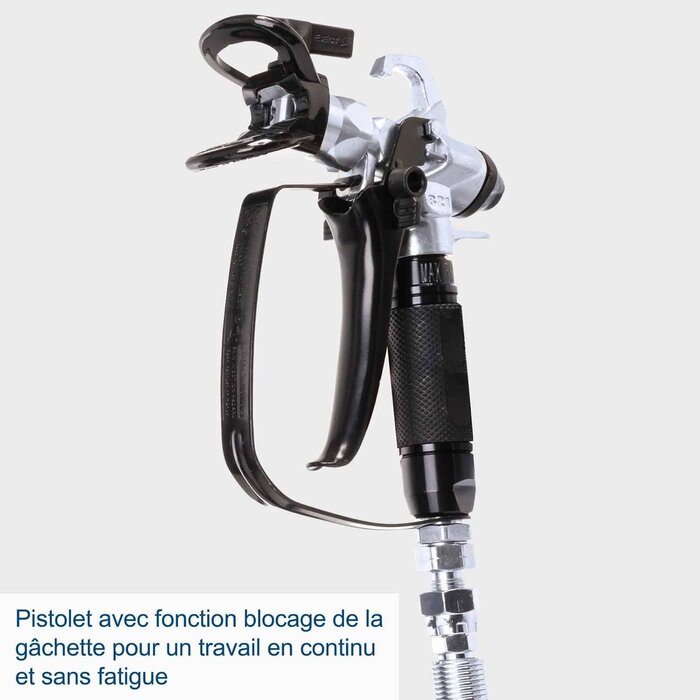 Station de peinture Airless 750W - 207 bar - Noir et bleu - 35% de remise