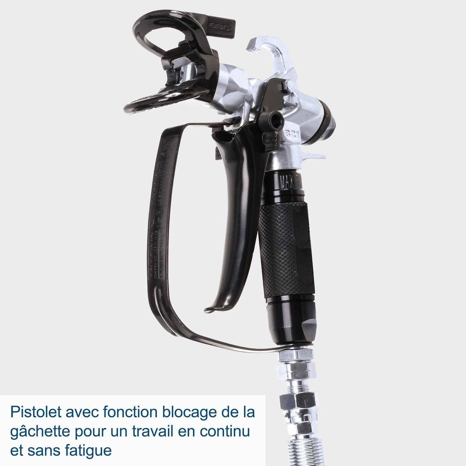 Station de peinture Airless 750W - 207 bar - Noir et bleu - 35% de remise
