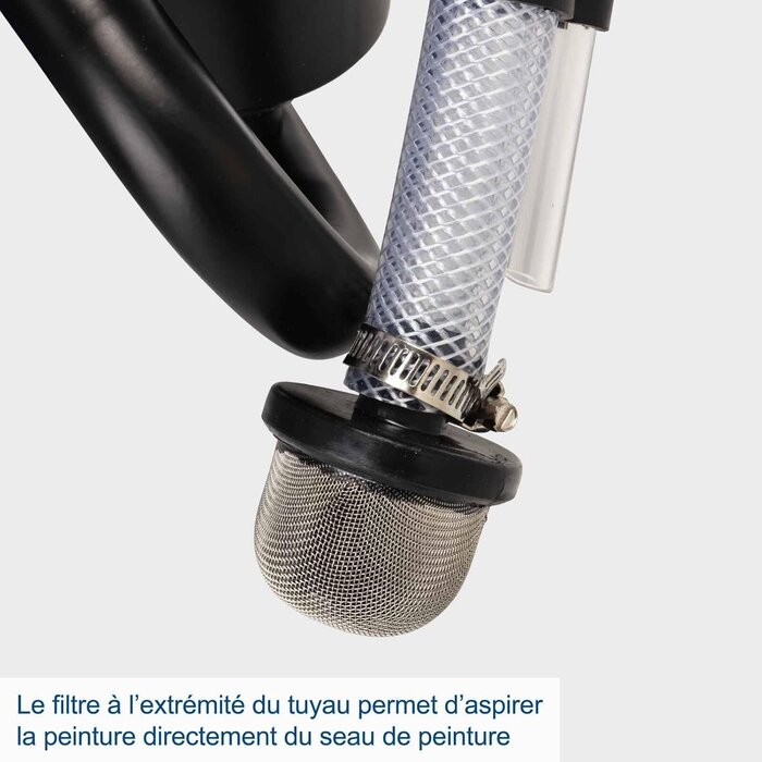 Station de peinture Airless 750W - 207 bar - Noir et bleu - 35% de remise
