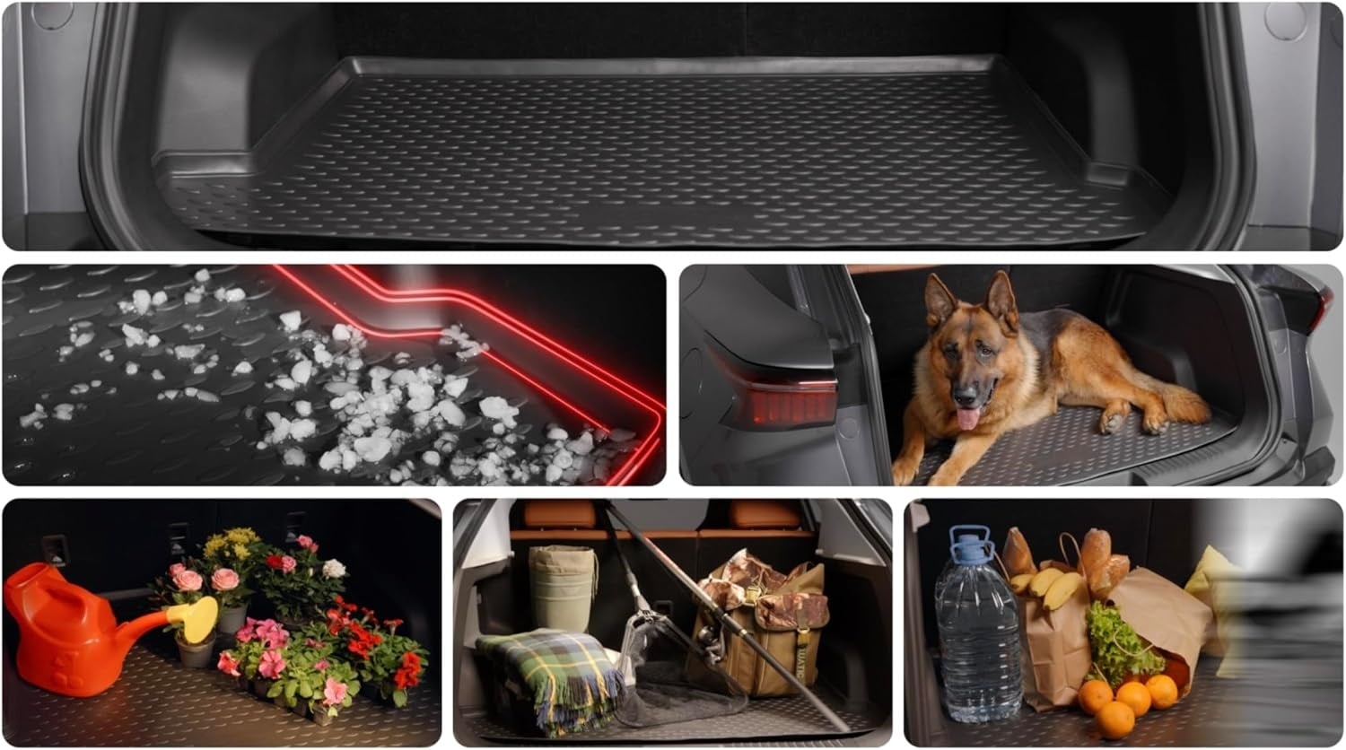 Tapis de coffre pour VW Golf 6 Limousine - 99x95 cm - 26% de remise